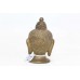 God Buddha Head statue idol brass figure Home Decorative Gift 2.6 inch Tall